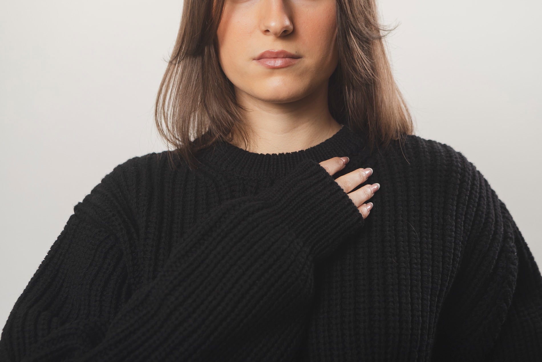 The Pettino Sweater — Dark Winter’s Night Black
