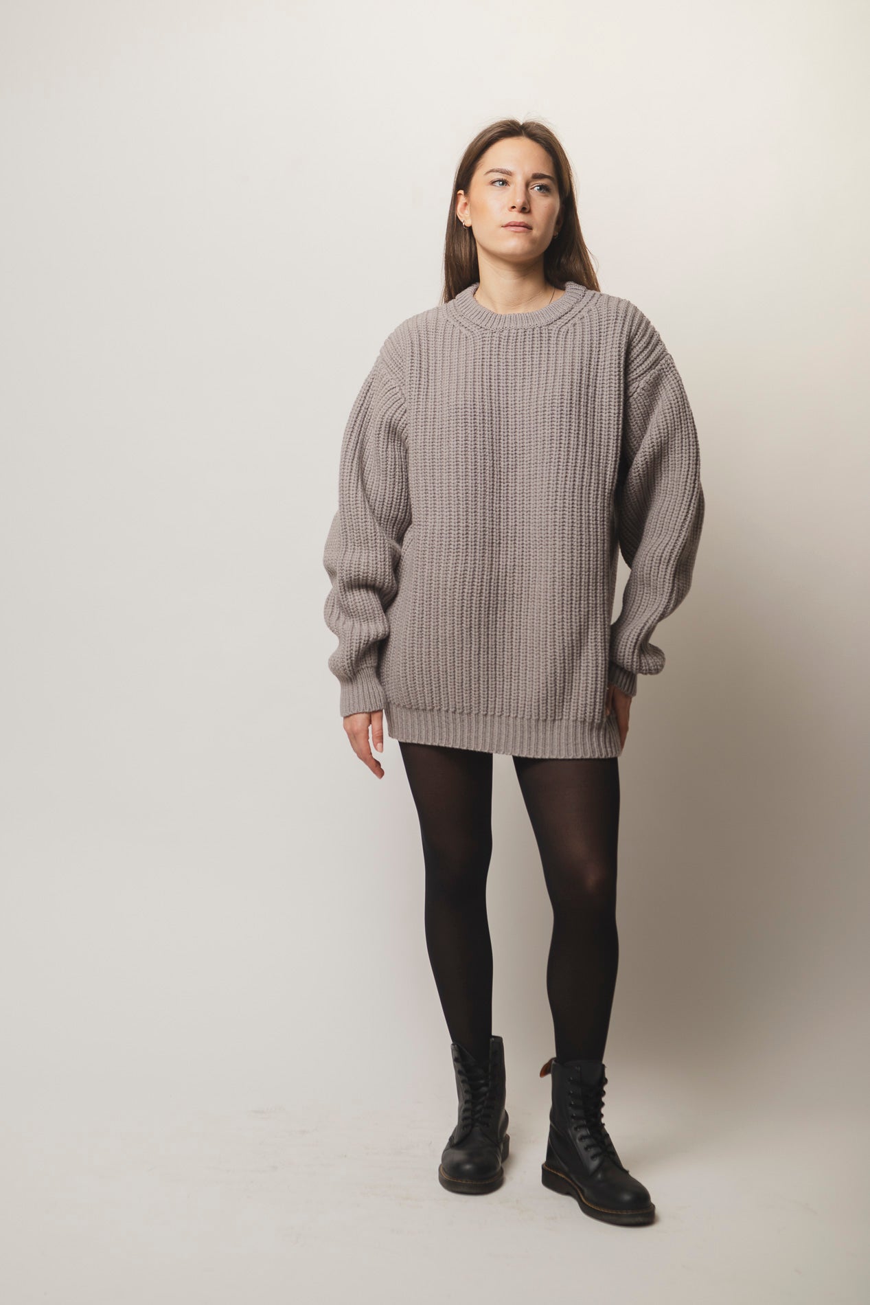 The Pettino Sweater — Wolf Weather Gray