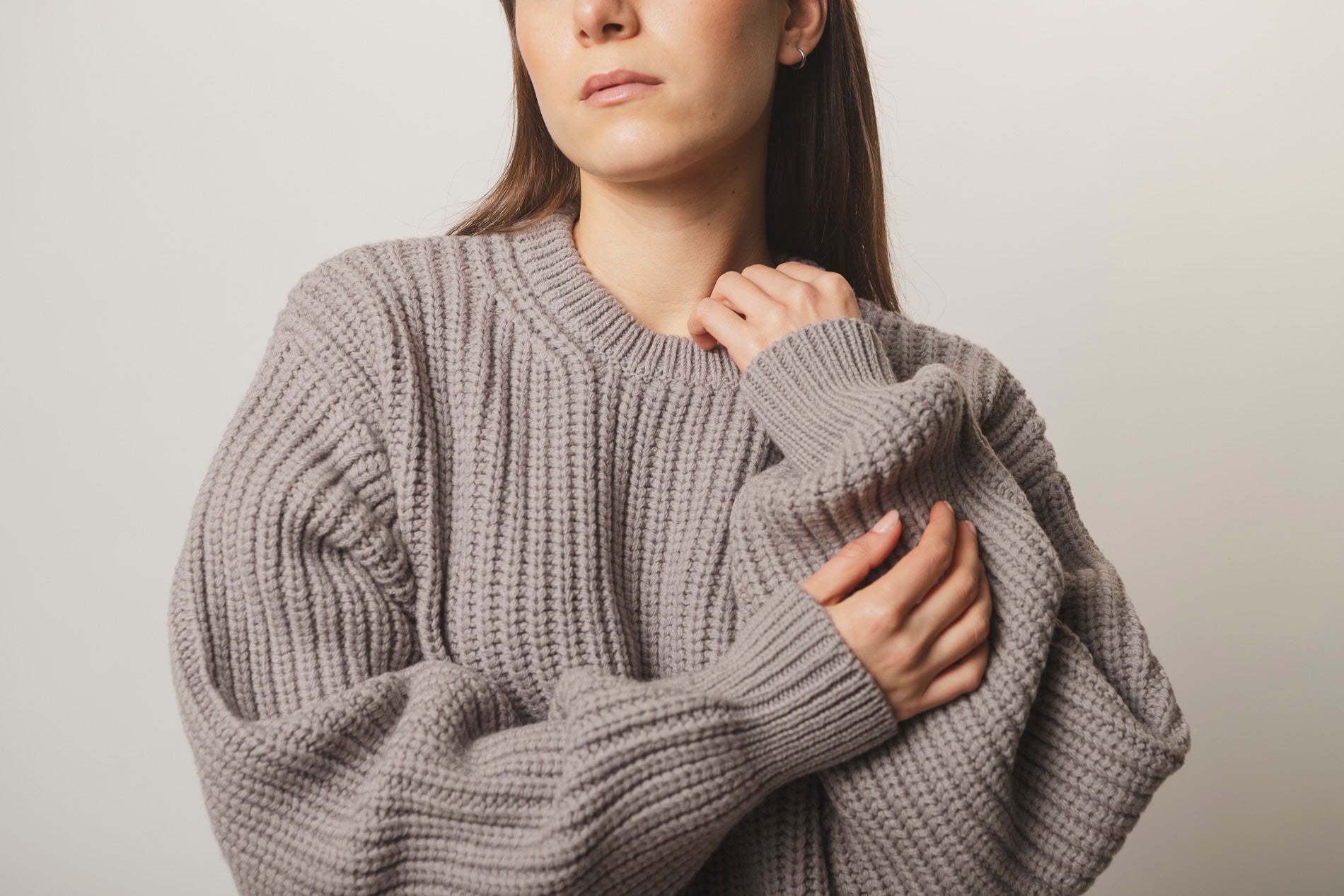 The Pettino Sweater — Wolf Weather Gray