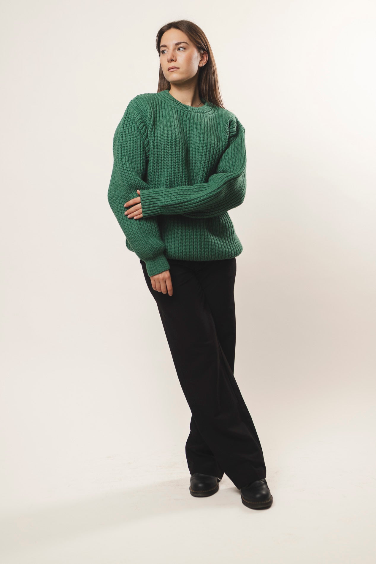 The Pettino Sweater — Spring Breaking Green