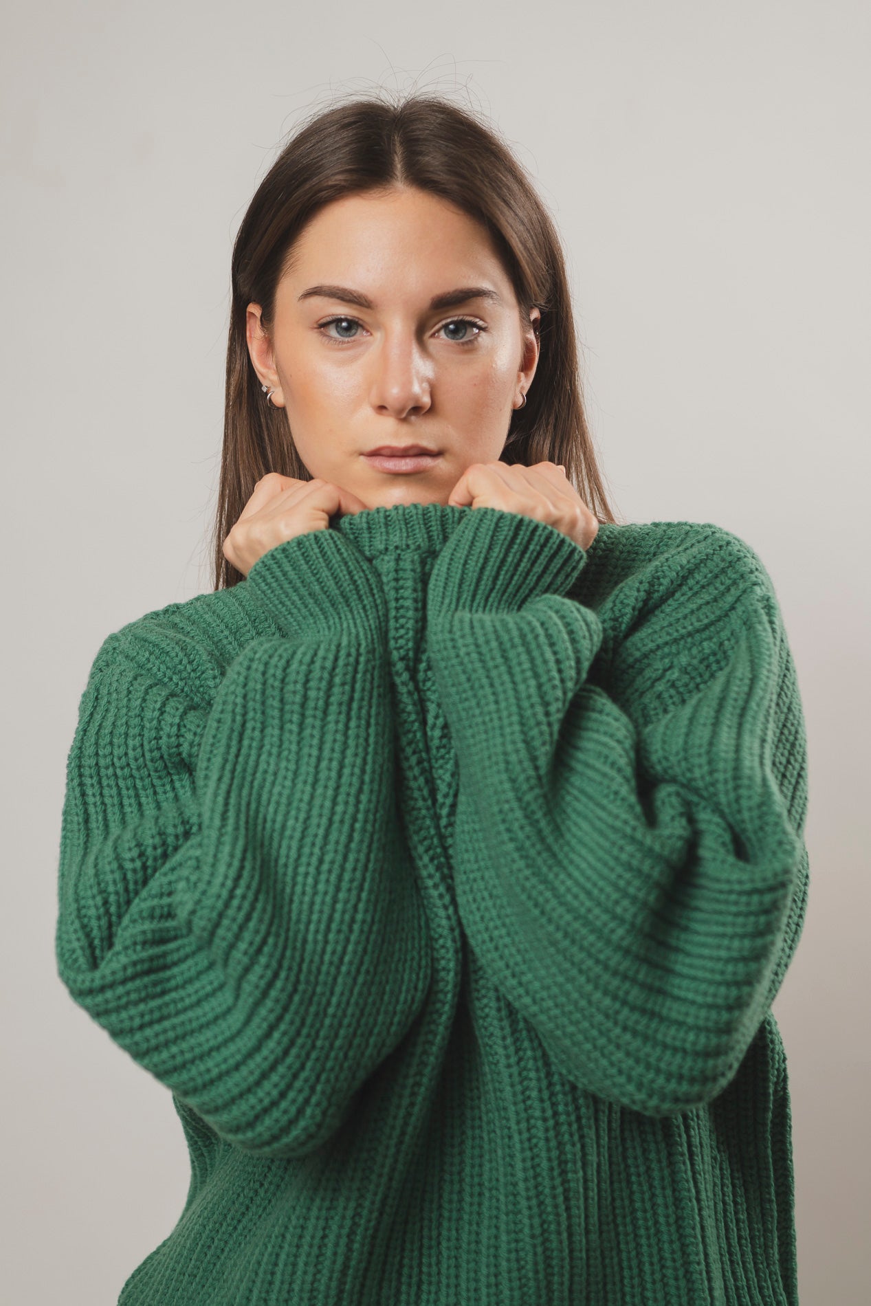 The Pettino Sweater — Spring Breaking Green