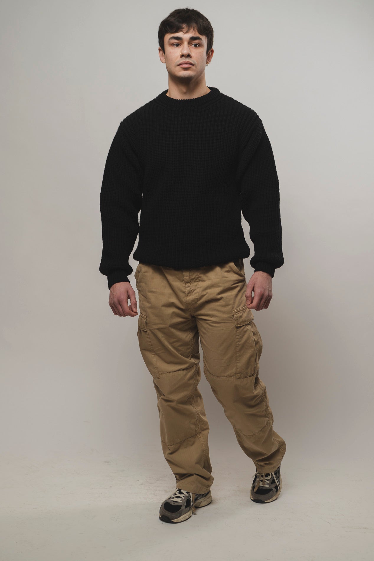 The Pettino Sweater — Dark Winter’s Night Black
