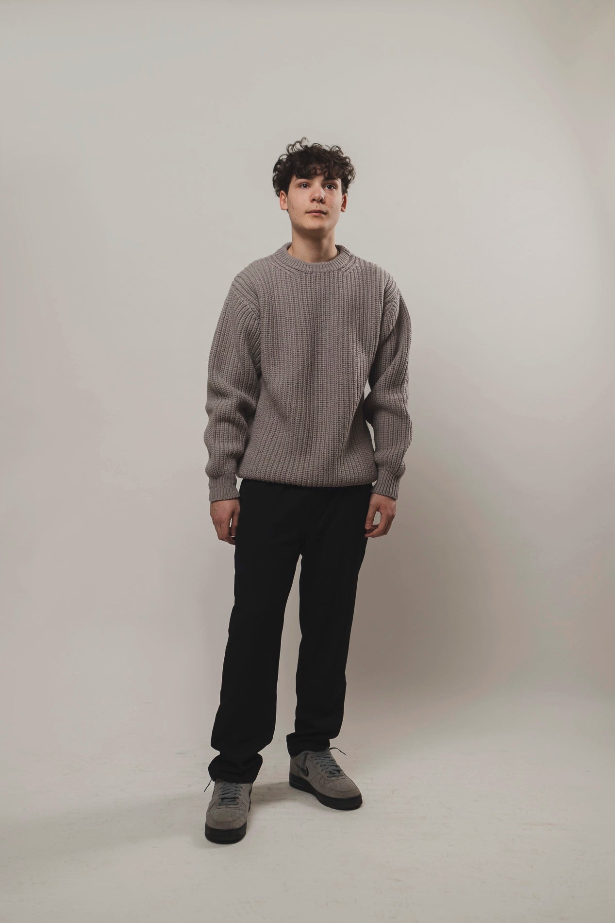 The Pettino Sweater — Wolf Weather Gray