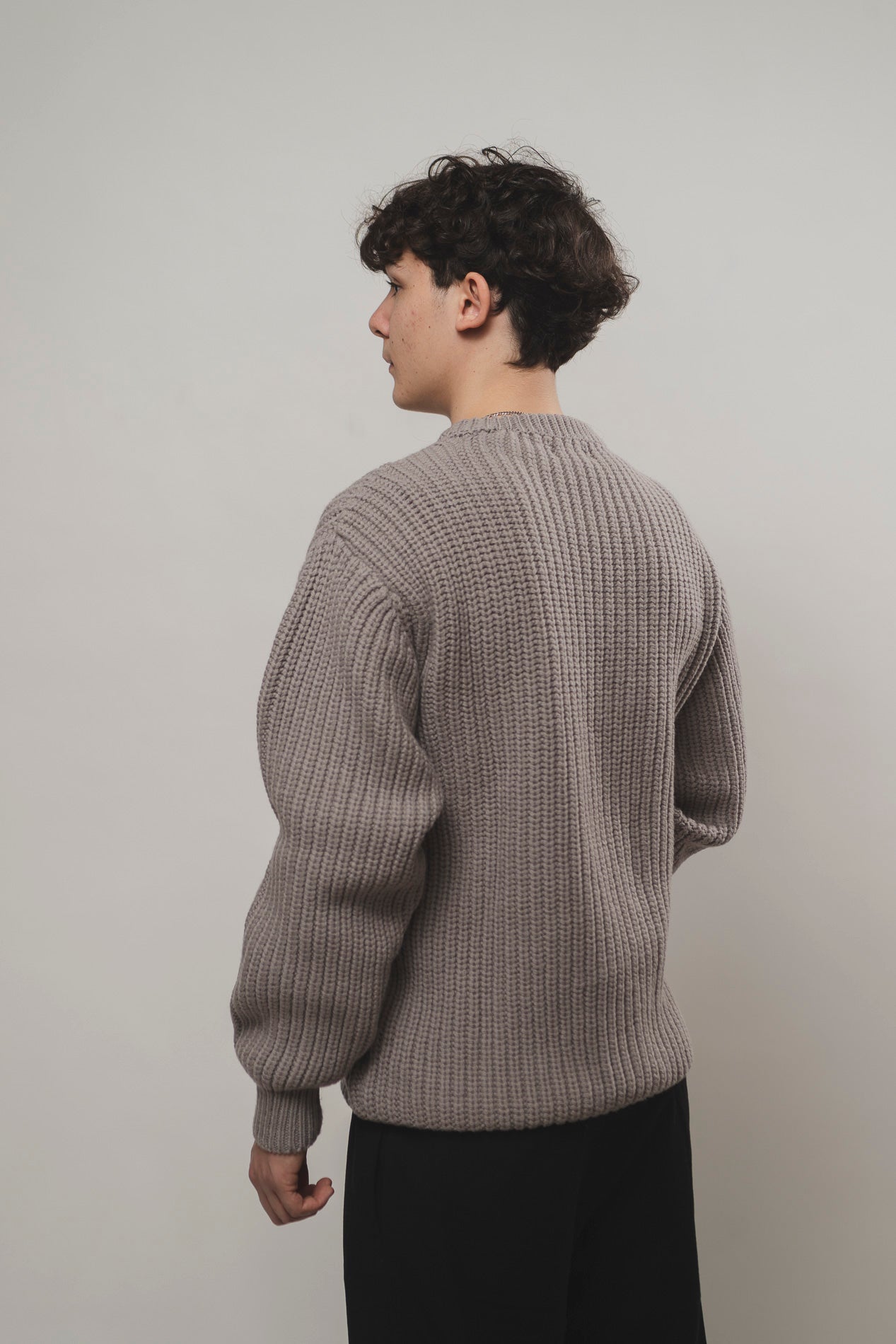 The Pettino Sweater — Wolf Weather Gray