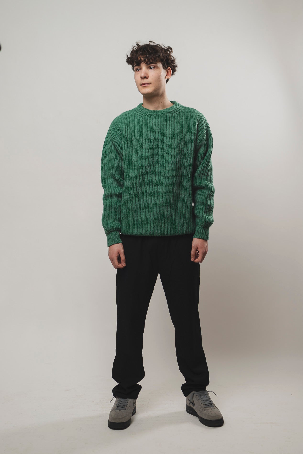 The Pettino Sweater — Spring Breaking Green