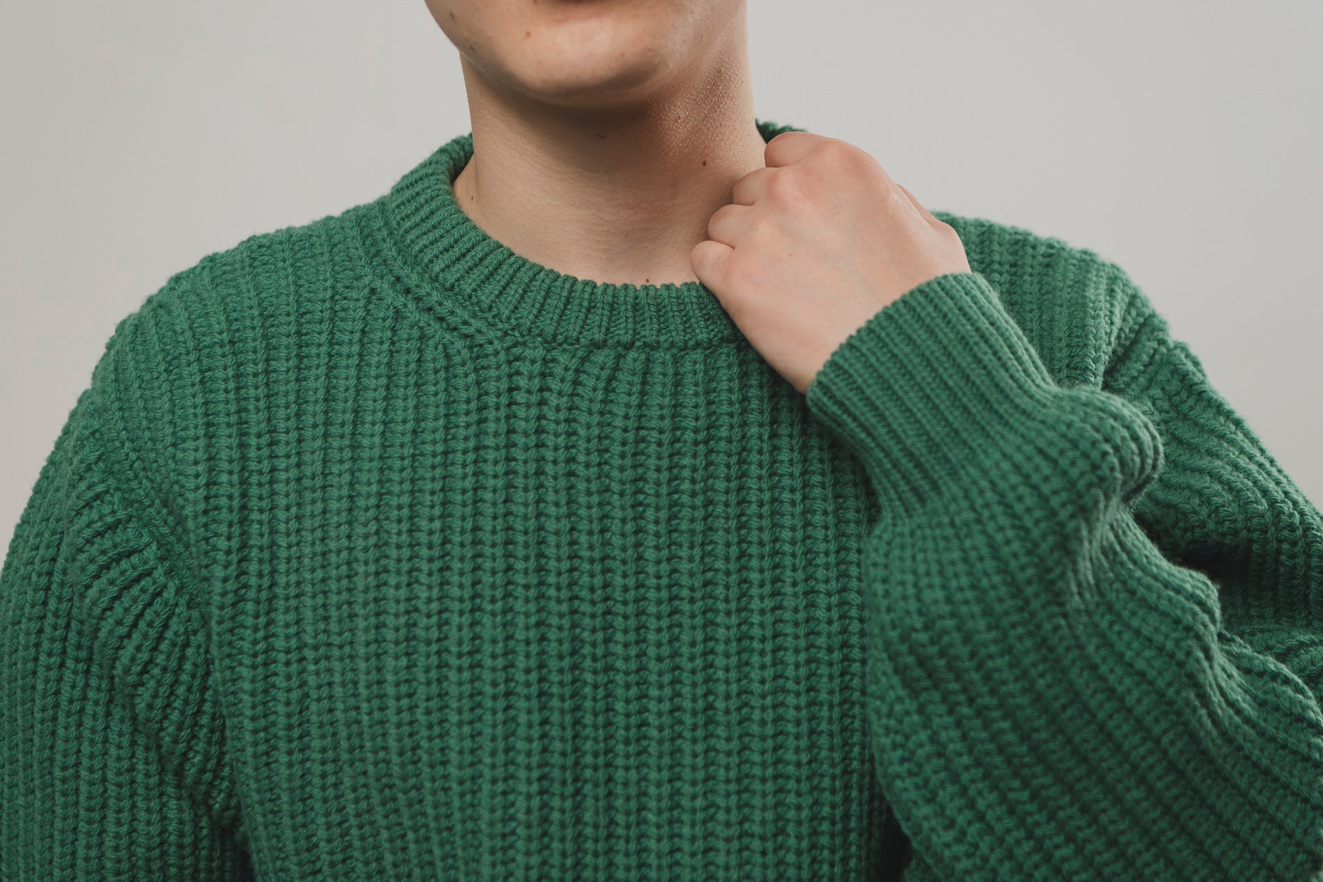 The Pettino Sweater — Spring Breaking Green