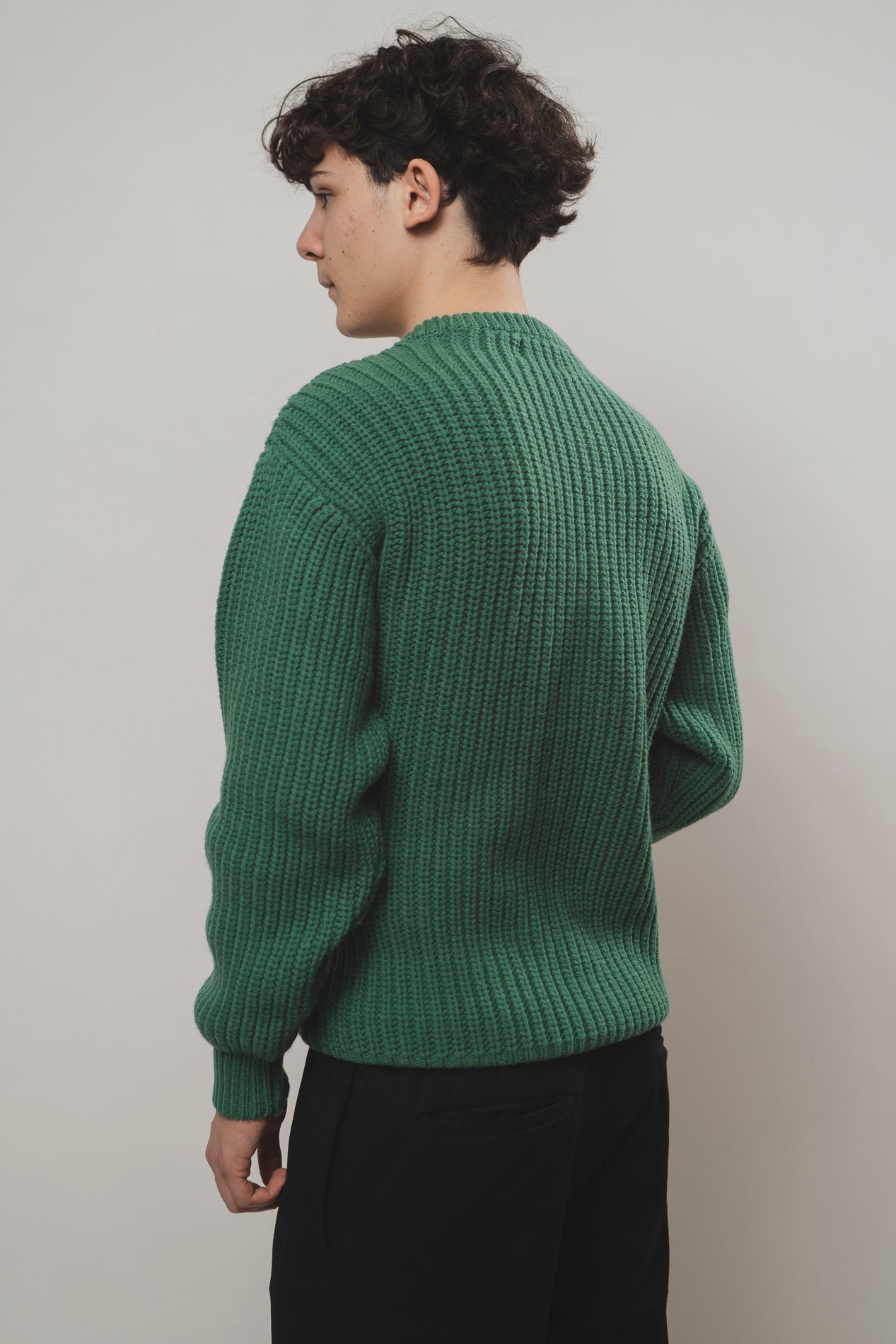 The Pettino Sweater — Spring Breaking Green