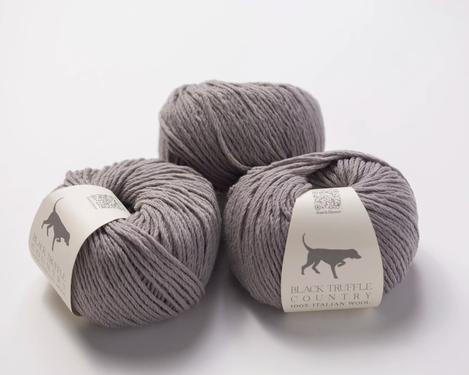 Black Truffle Country Wool Yarn — Wolf Weather Gray