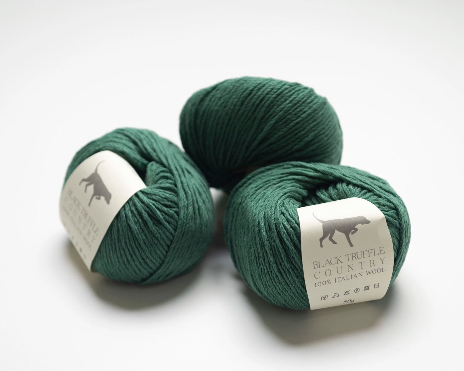 Black Truffle Country Wool Yarn — Spring Breaking Green