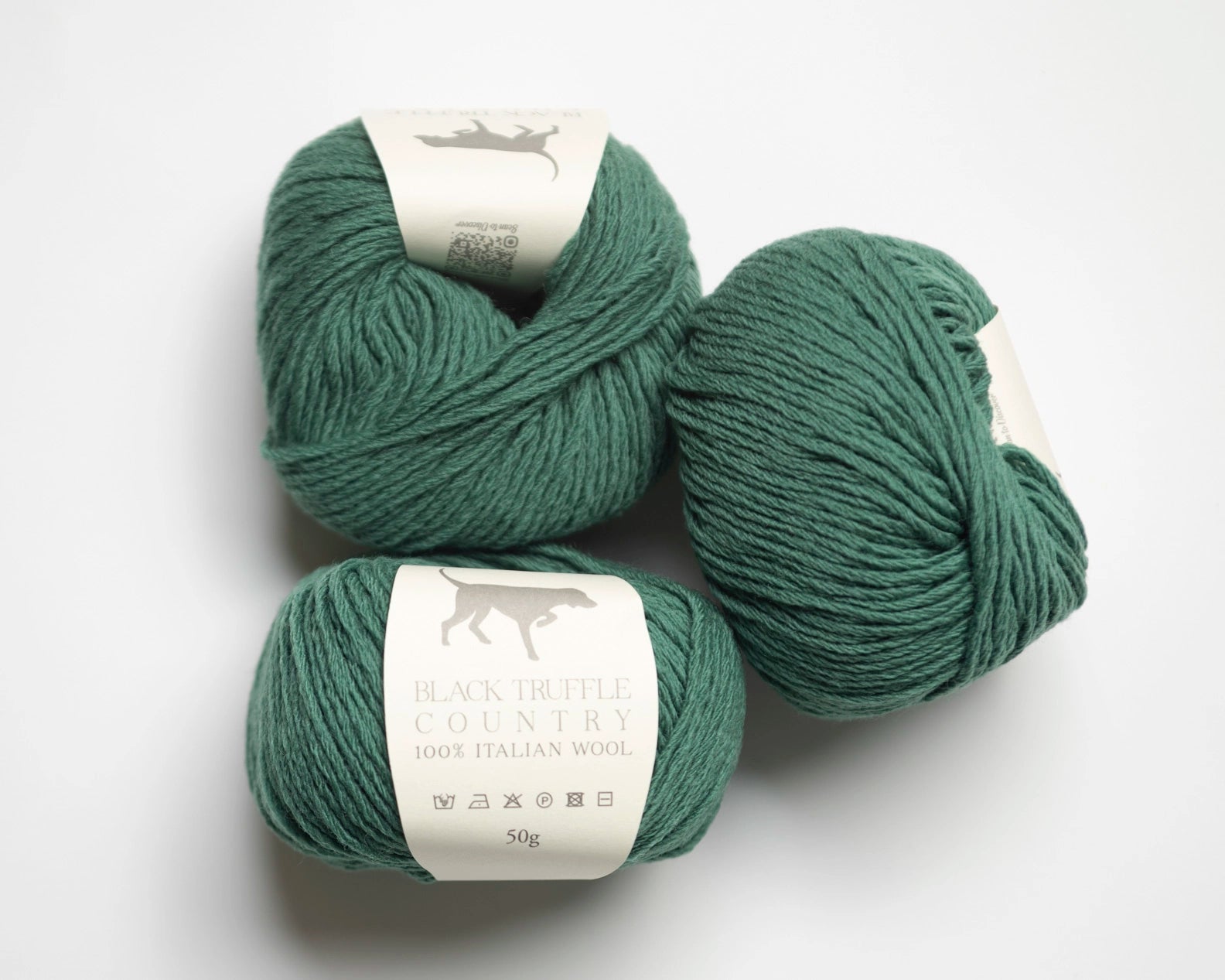 Black Truffle Country Wool Yarn — Spring Breaking Green
