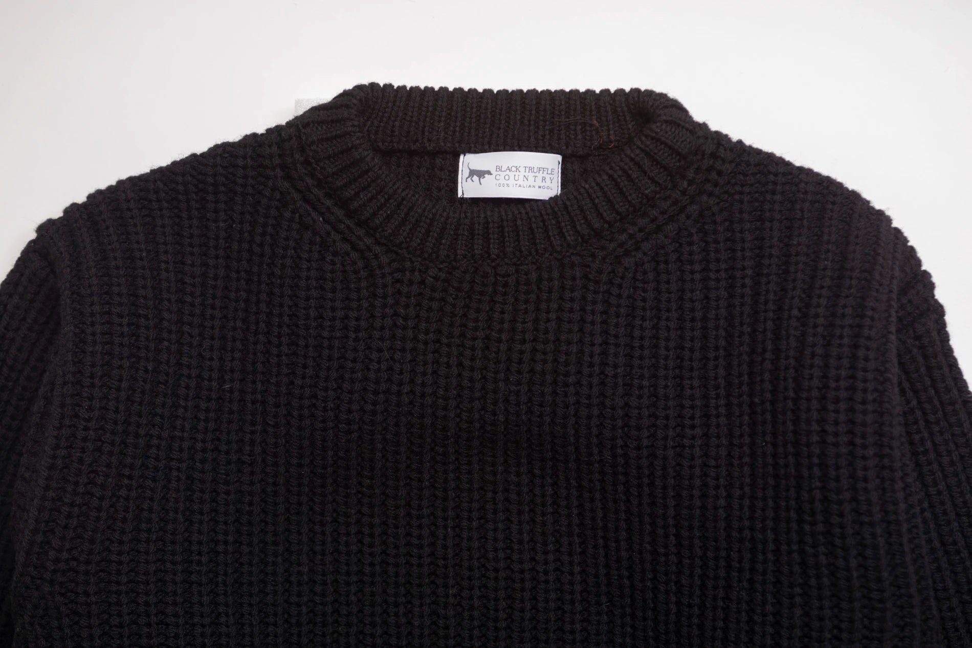 The Pettino Sweater — Dark Winter’s Night Black