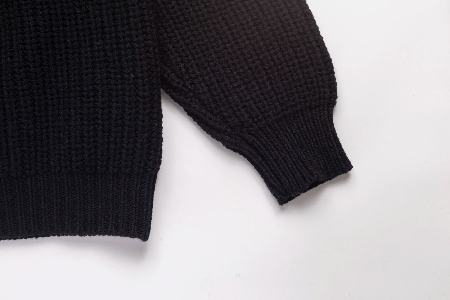 The Pettino Sweater — Dark Winter’s Night Black