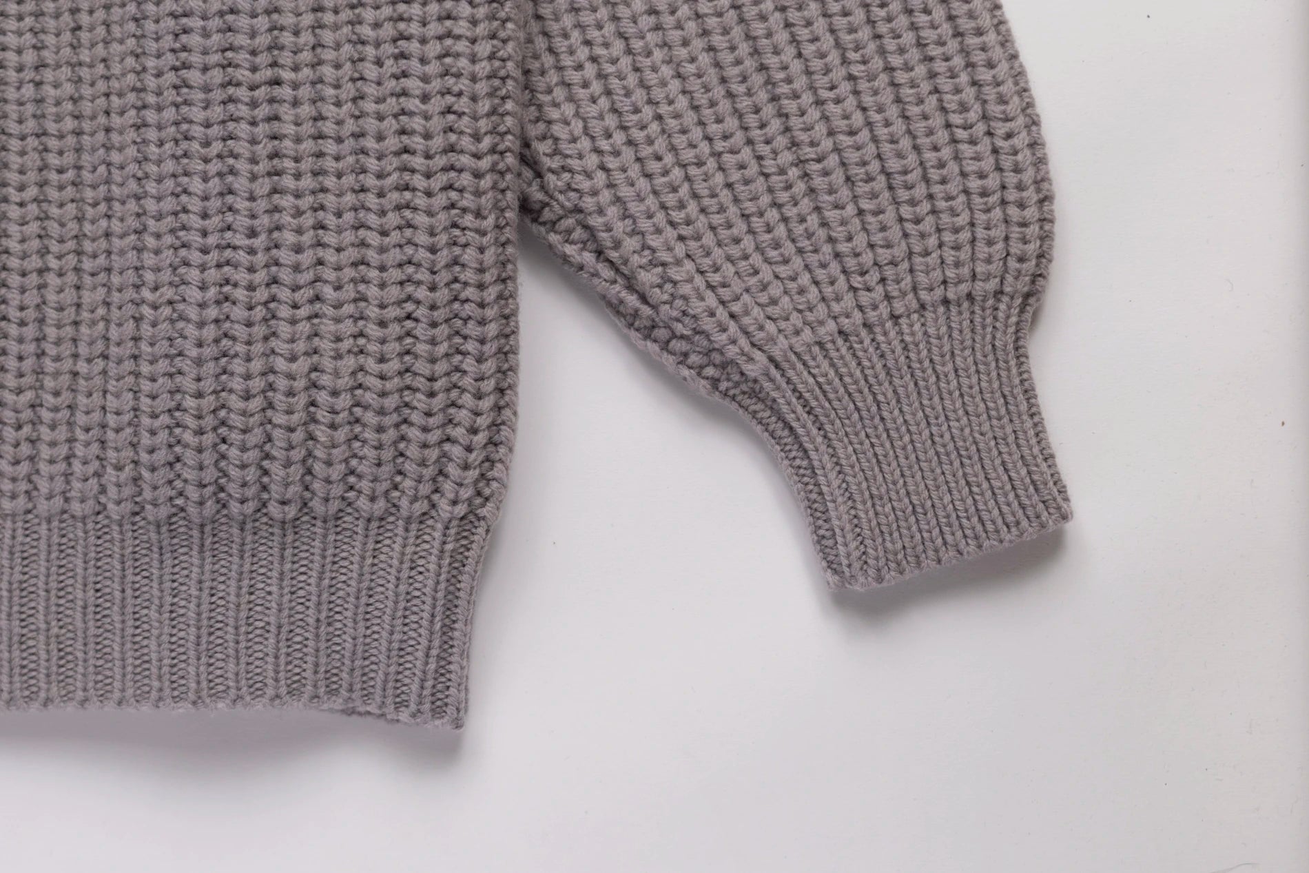 The Pettino Sweater — Wolf Weather Gray