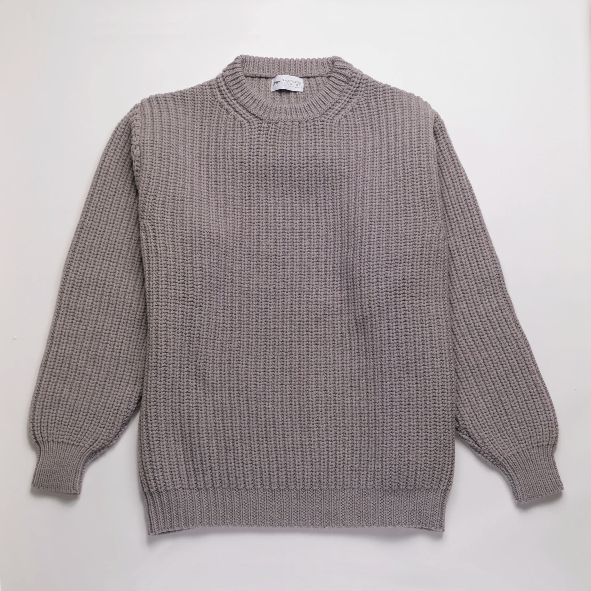 The Pettino Sweater — Wolf Weather Gray