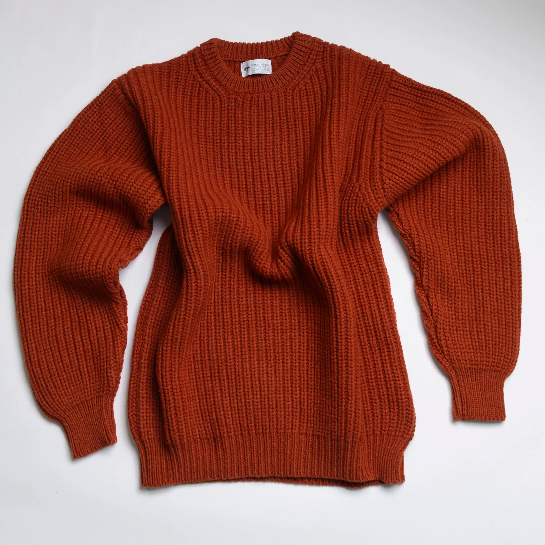 The Pettino Sweater — October Forest Orange