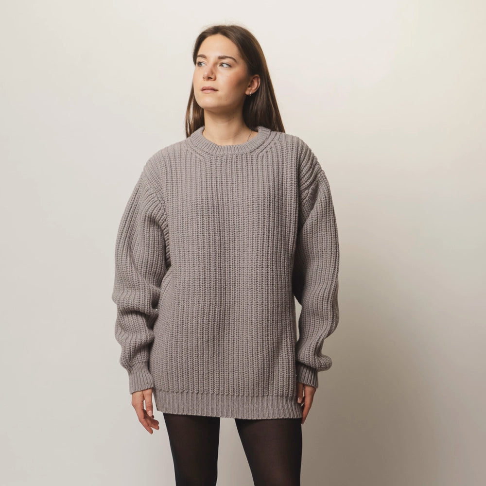 The Pettino Sweater — Wolf Weather Gray