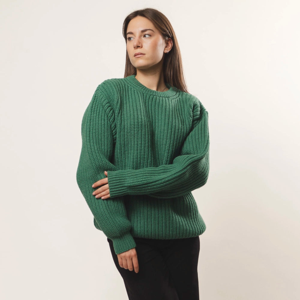 The Pettino Sweater — Spring Breaking Green