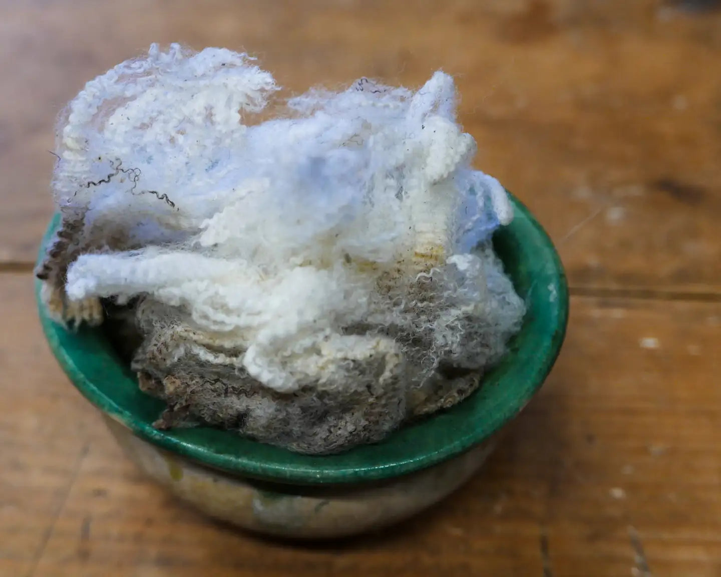 Black Truffle Country Wool Yarn — Spring Breaking Green